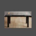 MARLOW EXTENDABLE DINING TABLE GREEN - Image 4