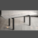 MARLOW EXTENDABLE DINING TABLE GREEN - Image 5