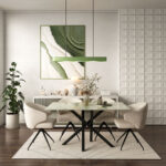 JOSHUA CERAMIC TABLE  GREEN