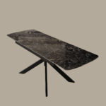 URBAN LMANI EXTENDABLE CROSS BASE DINING TABLE SET - Image 3