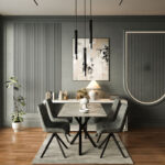 JOSHUA CERAMIC TABLE  GREY - Image 2