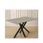 JOSHUA CERAMIC TABLE  GREY - Image 4