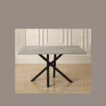 JOSHUA CERAMIC TABLE  GREY - Image 5