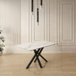 JOSHUA CERAMIC TABLE  WHITE - Image 5