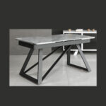 Douglas extendable dinning table set grey - Image 6