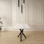 JOSHUA CERAMIC TABLE  WHITE - Image 4