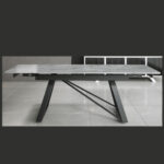 Douglas extendable dinning table set grey - Image 7